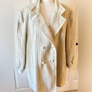Vintage Elco winter coat 1980’s/1990’s womans size 20 1/2 pea wool retro jacket
